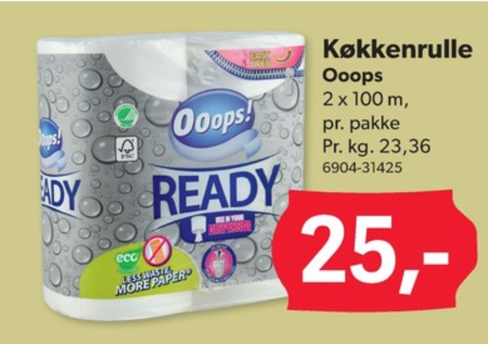 Ooops, Køkkenrulle