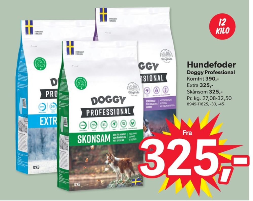 Doggy, Hundefoder