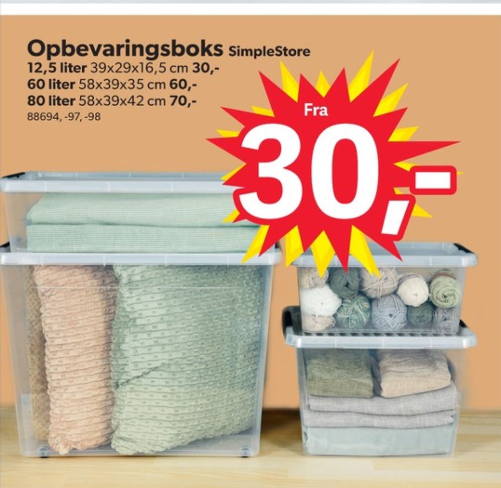 Opbevaringsboks