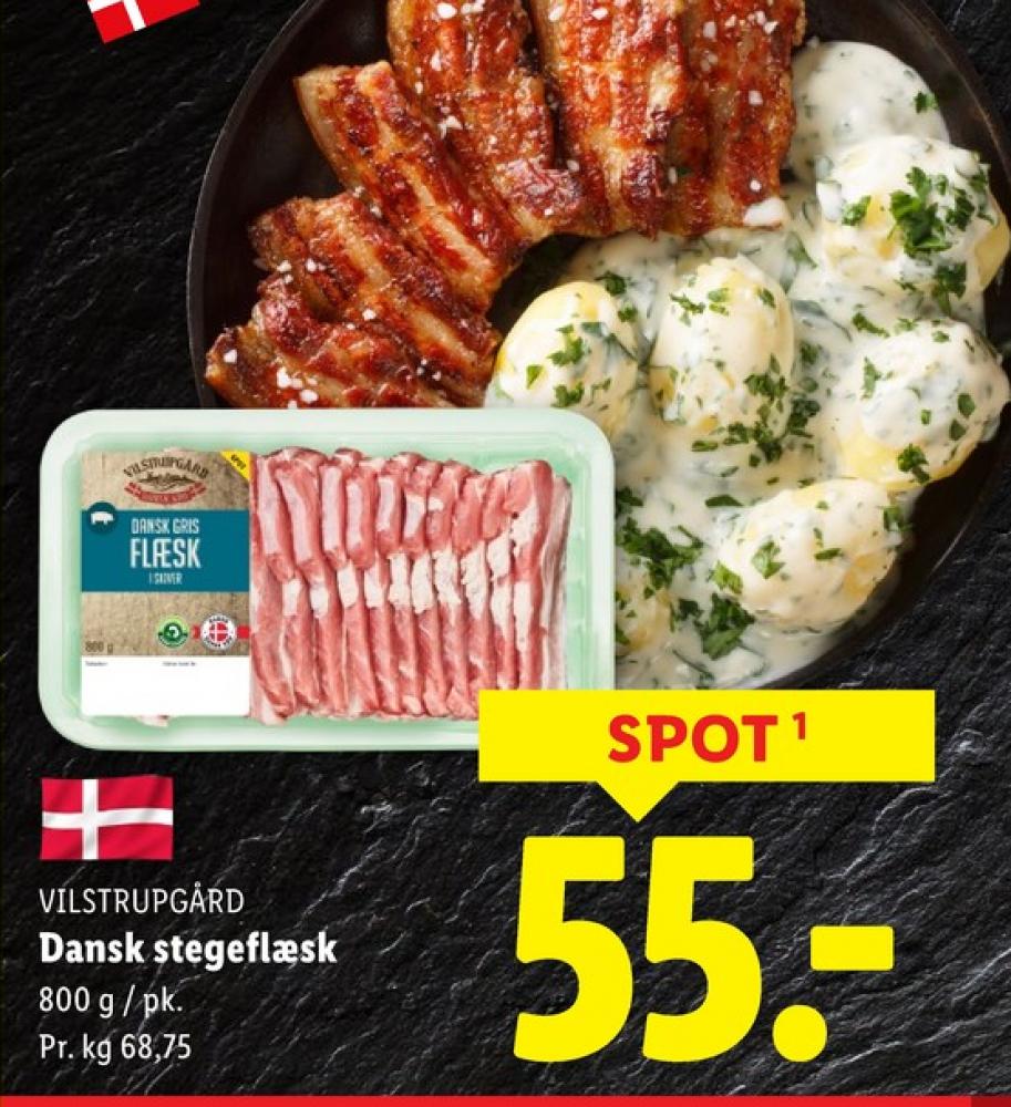 Vilstrupgård, Flæsk i skiver