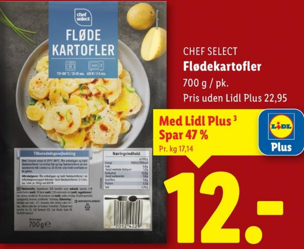 Chef Select, Flødekartofler