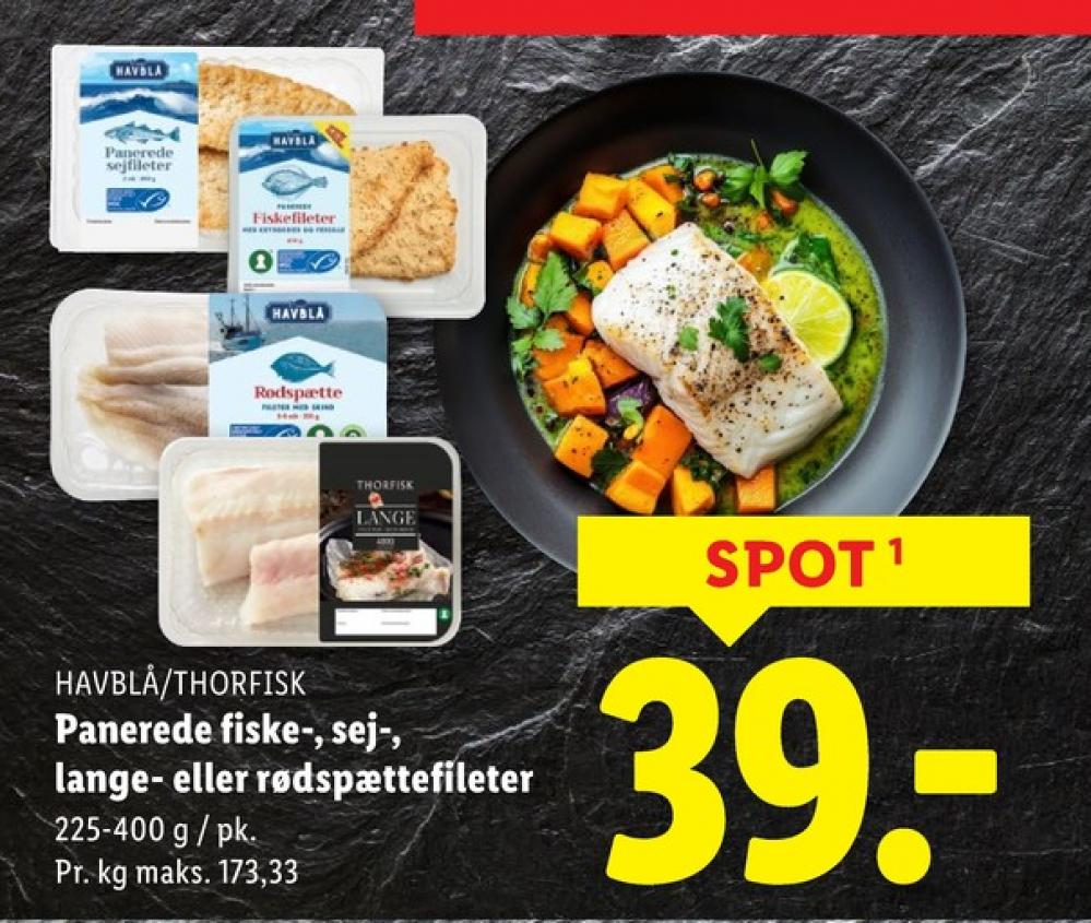 Havblå, Langefilet