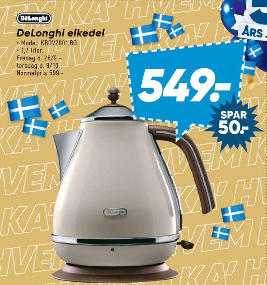 DeLonghi, Elkedel