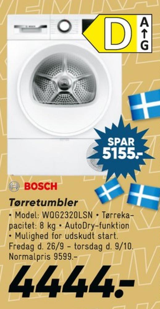 Bosch, Tørretumbler
