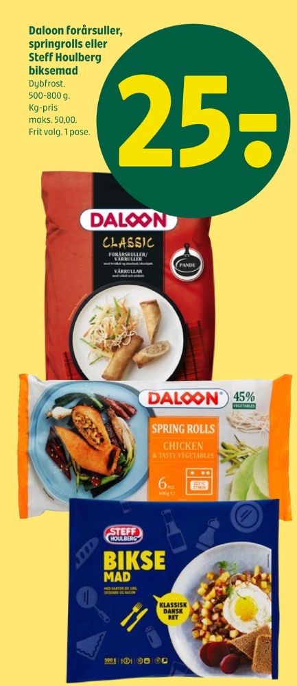 Daloon, Forårsruller
