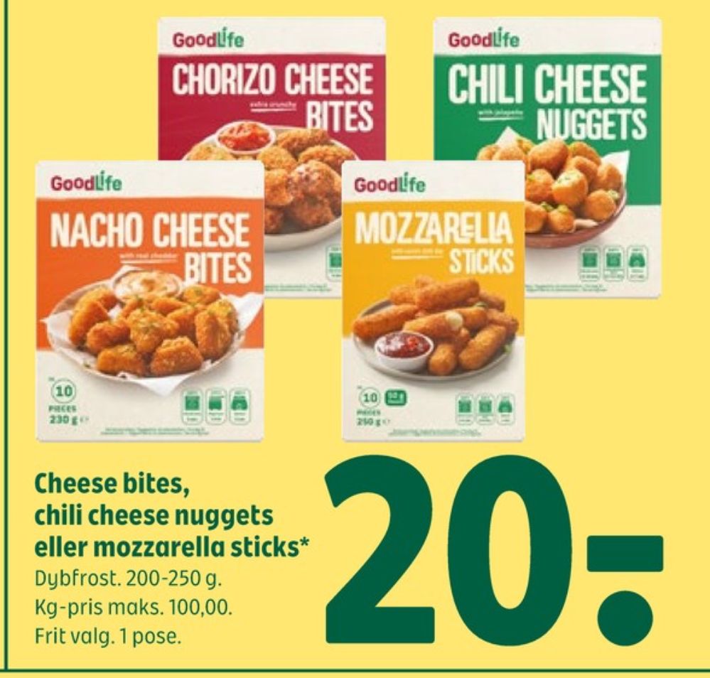 GoodLife, Mozzarellasticks