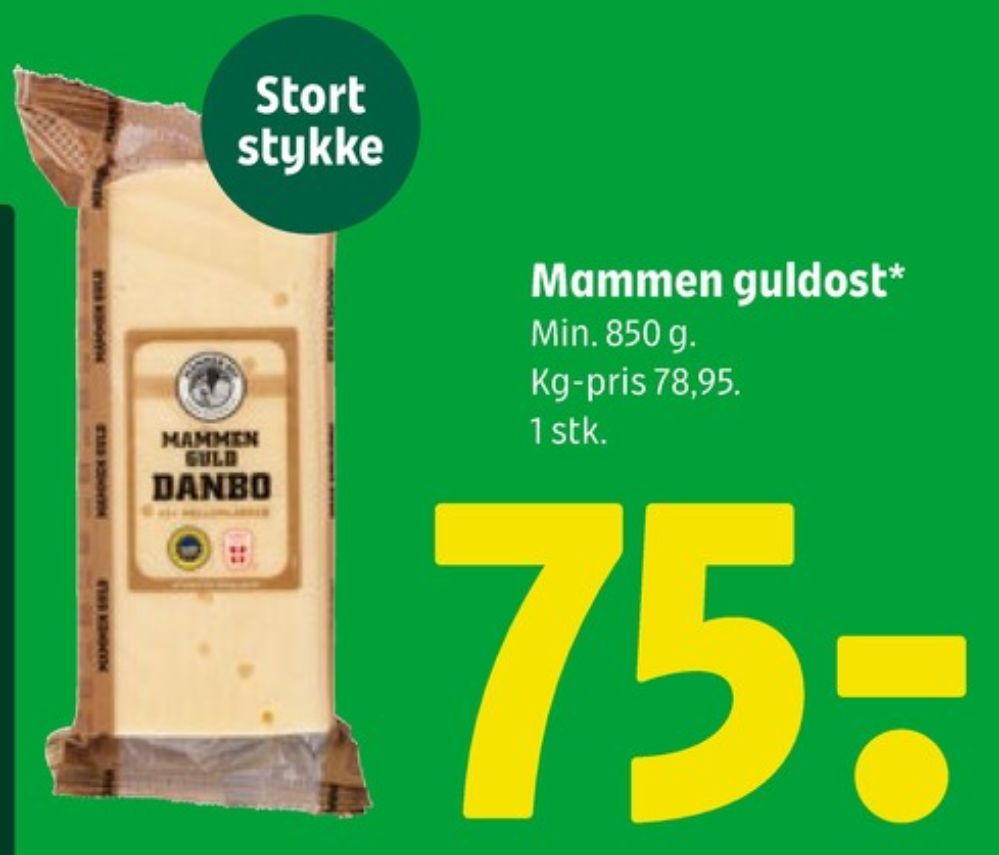 Mammen, Skæreost Guld Danbo