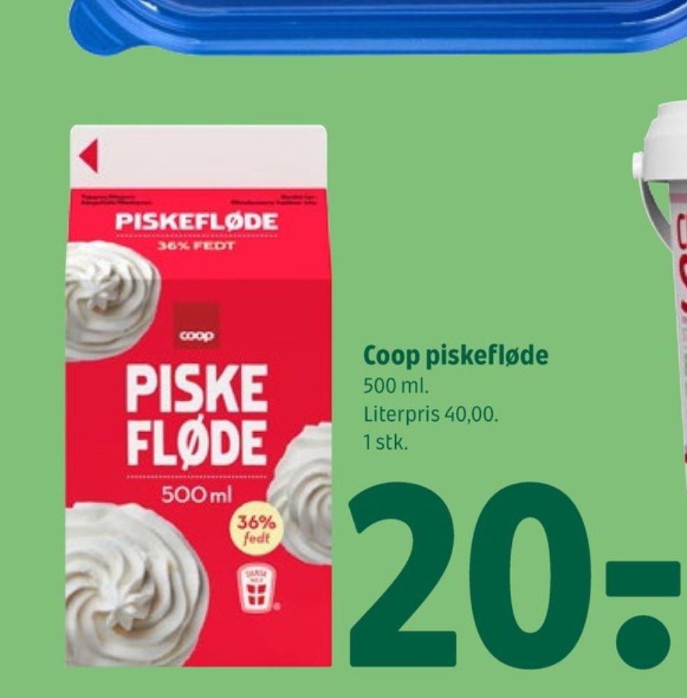 Coop, Piskefløde 36%