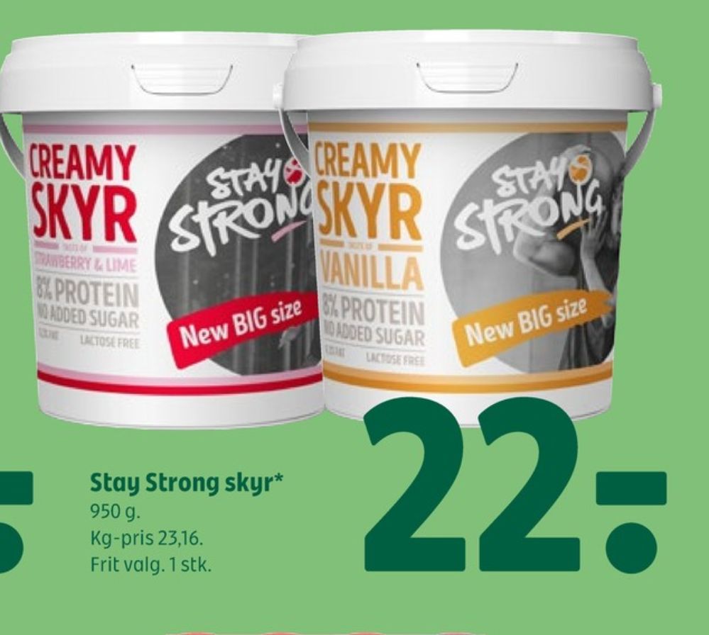 Stay Strong, Jordbær & Lime Skyr 