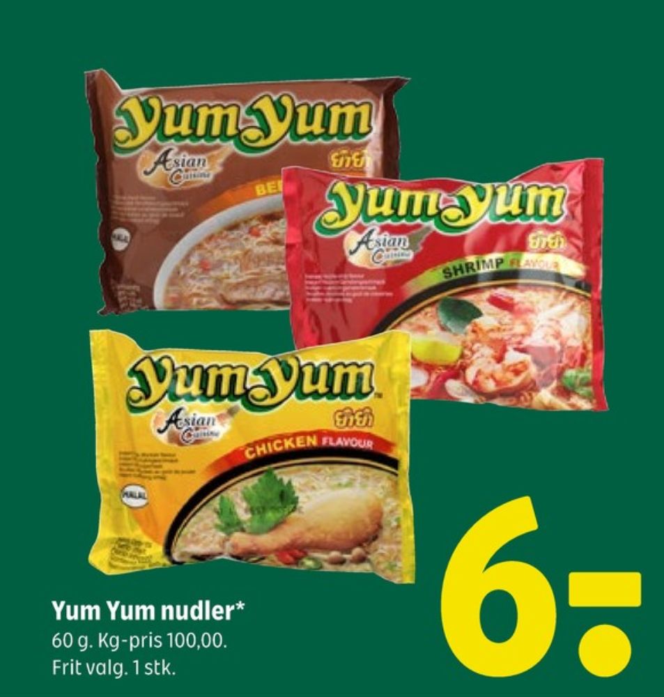 Yum Yum, Nudler Beef