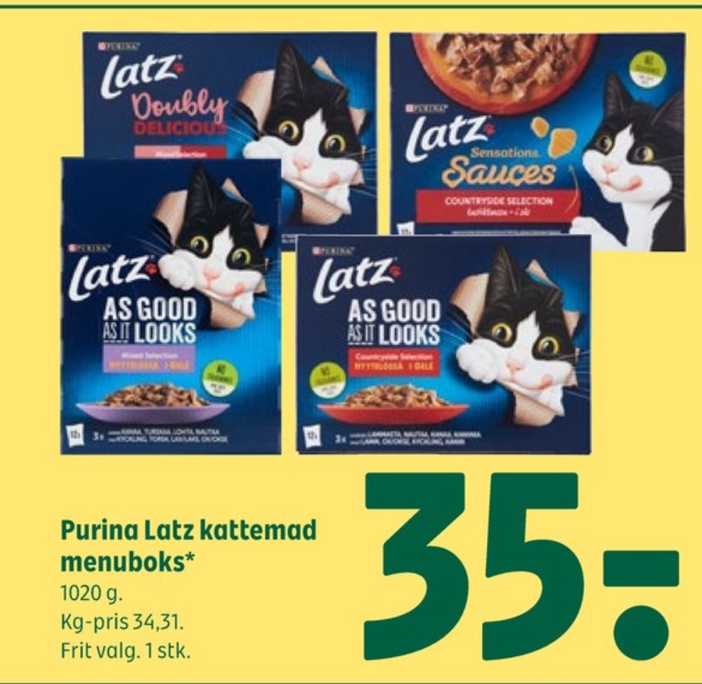 Purina Latz, Kattefoder