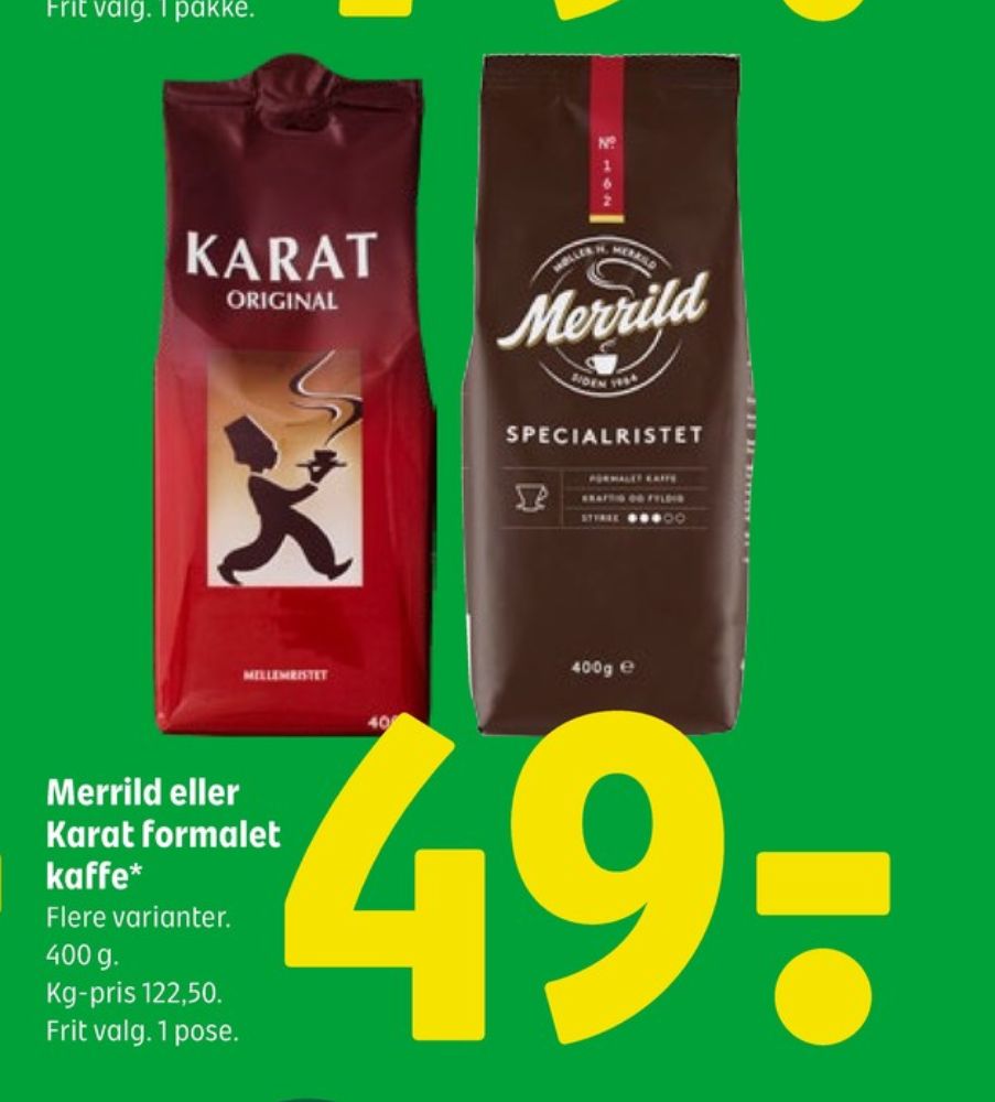 Merrild Specialristet, Kaffe Formalet