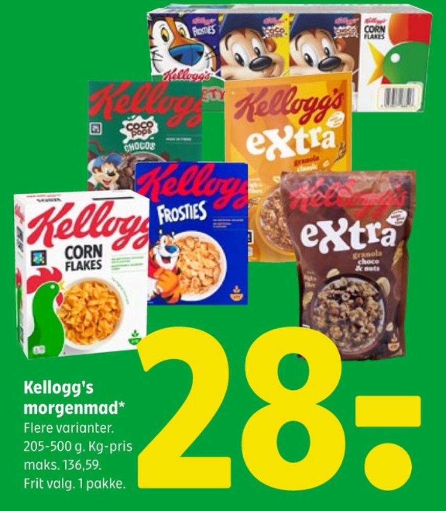 Kelloggs Coco Pops Chocos, Morgenmadsprodukt