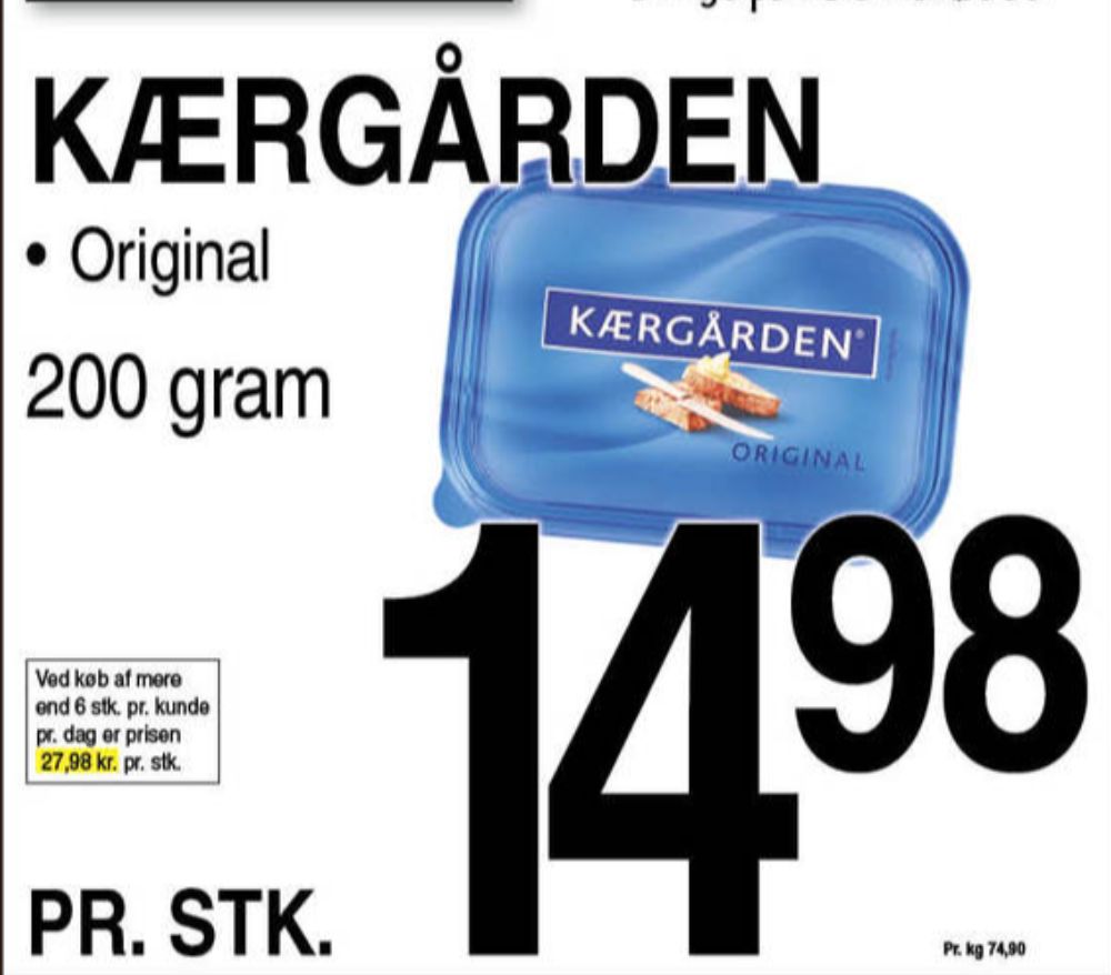 Kærgården, Smørbar