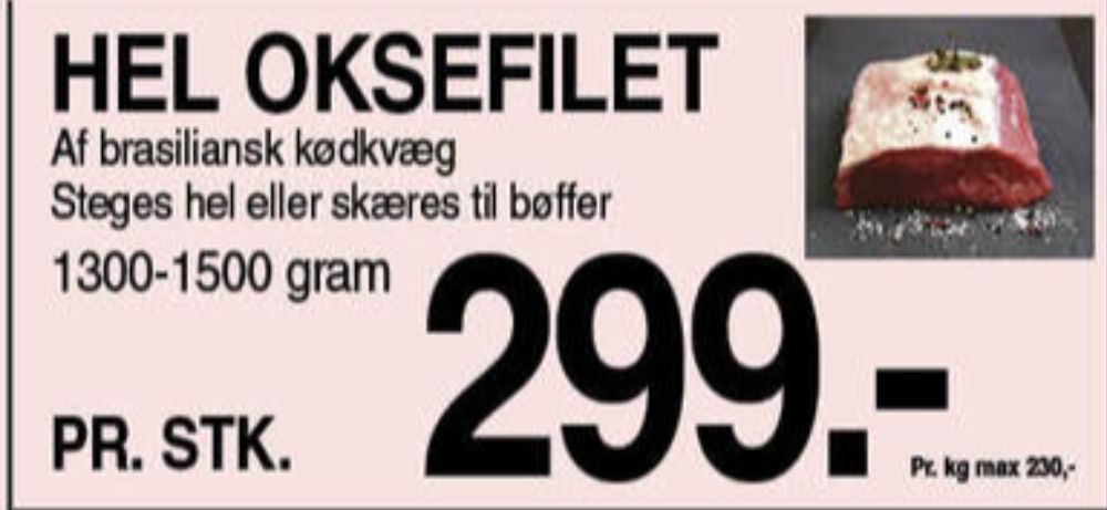 Norlyk Slagter, Oksefilet