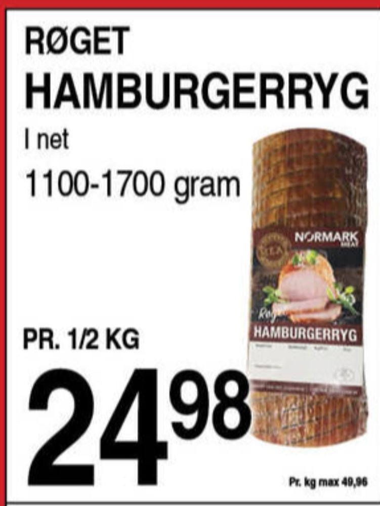 Normark Meat, Hamburgerryg
