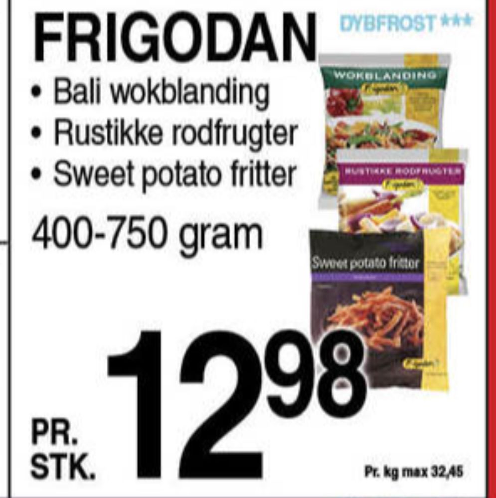 Frigodan, Bali Wokblanding