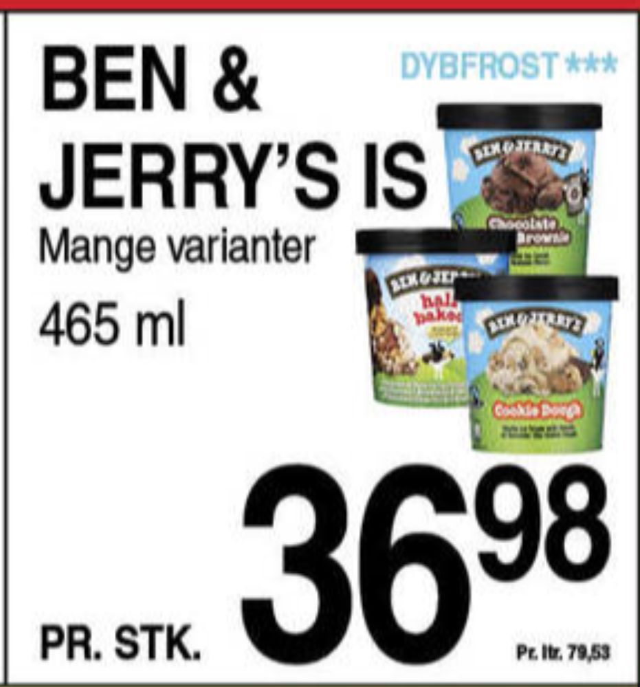 Frisko Ben & Jerry's, Cookie Dough is