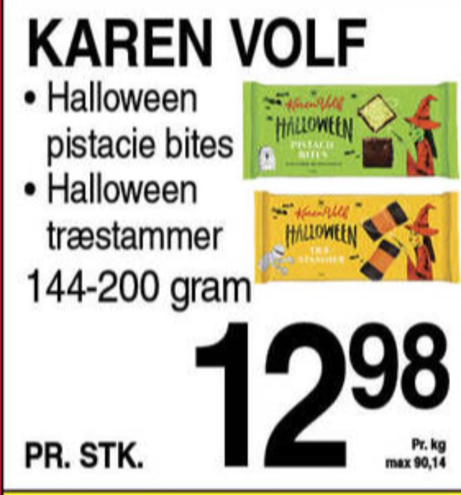 Karen Volf, Halloween Pistaciekage
