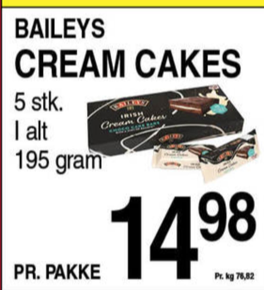 Baileys, Irish Cream Cakes