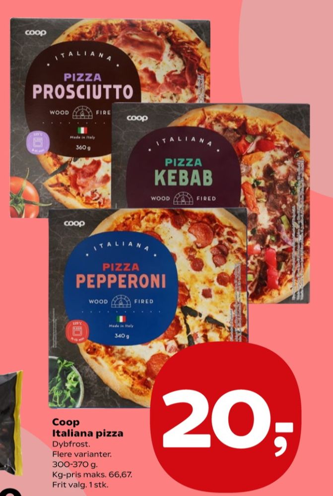 Coop, Pizza Kebab