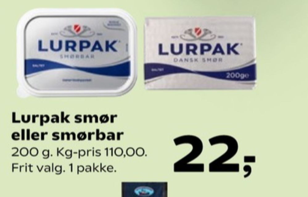 Lurpak, Smørbar
