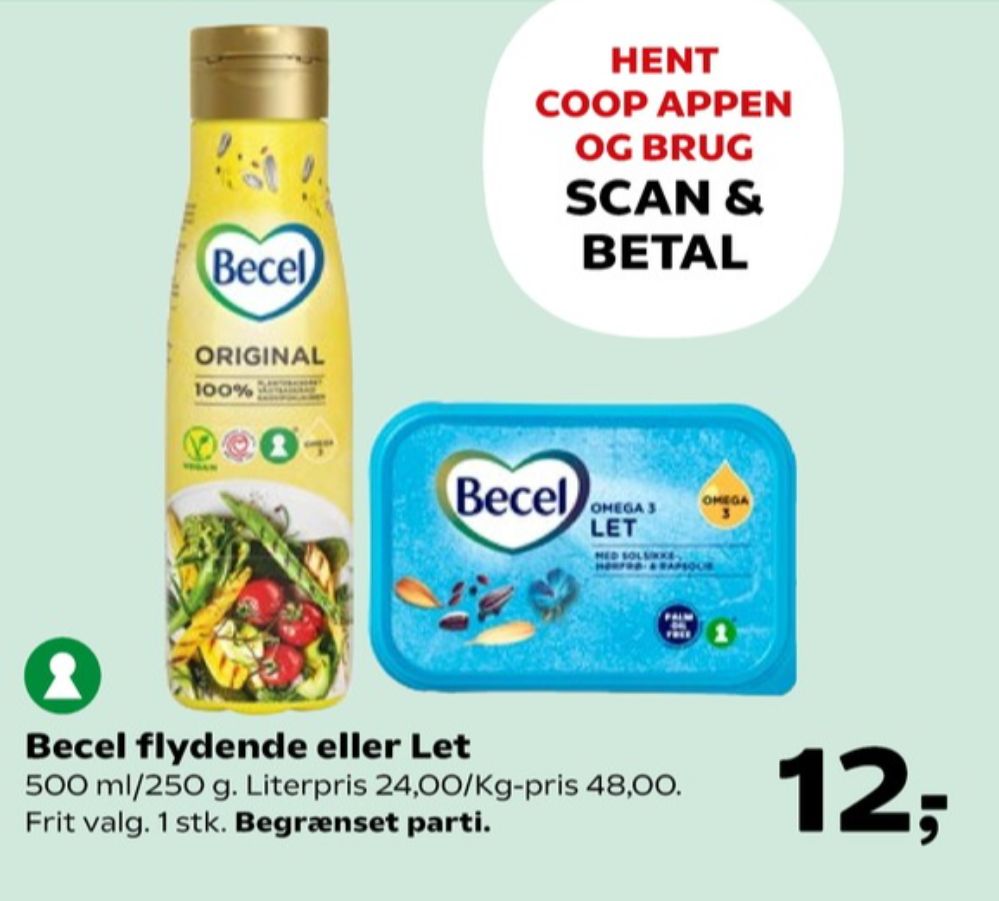 Becel, Margarine - flydende original
