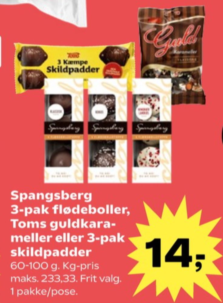 Spangsberg, Flødeboller Klassisk
