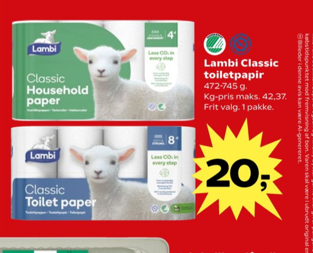Lambi Classic, Køkkenrulle