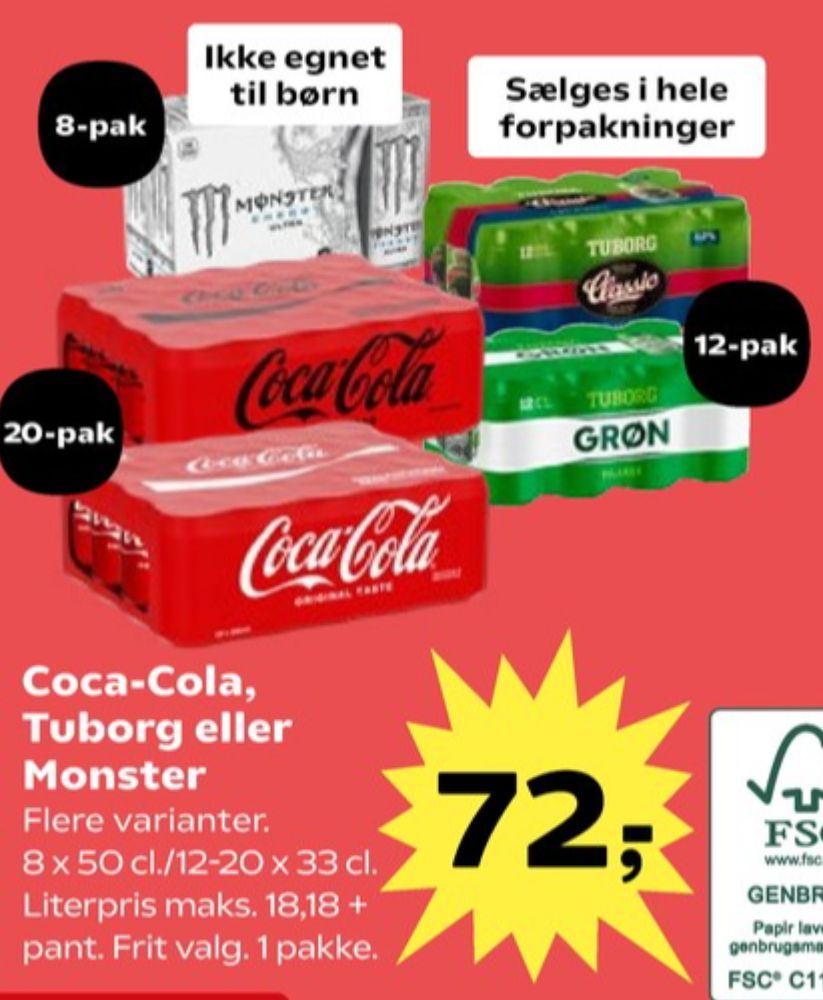 Coca Cola Zero, Cola 20 pk
