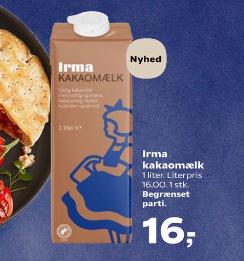 Irmas, Kakaomælk