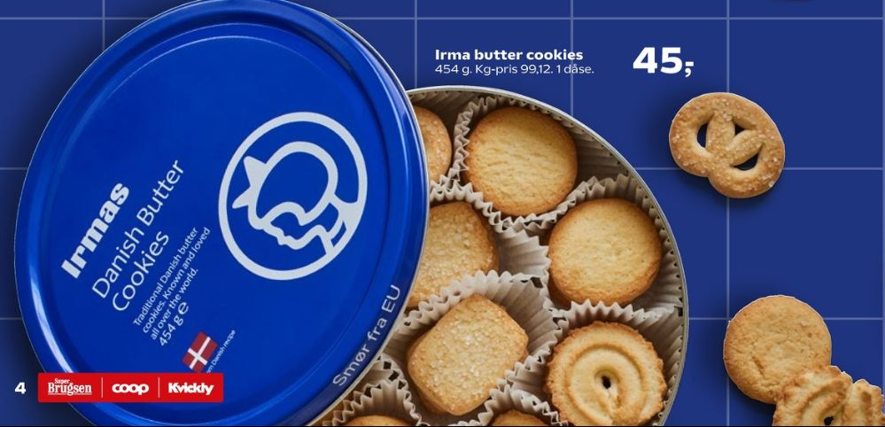Irmas, Danish Butter Cookies