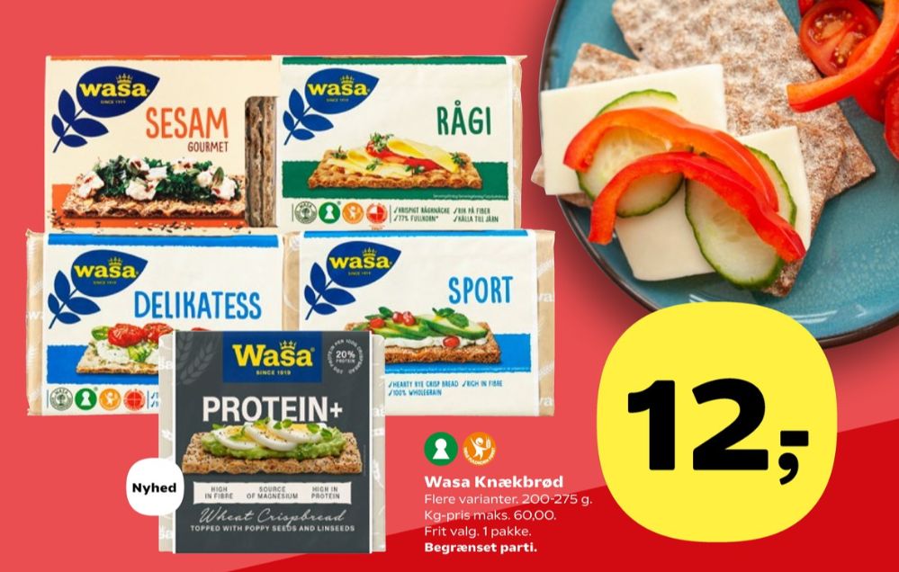 Wasa, Protein+ Knækbrød