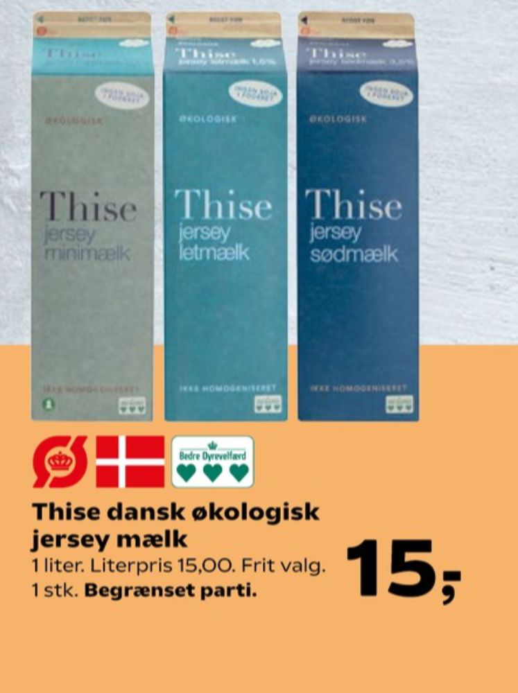 Thise, Jersey Sødmælk
