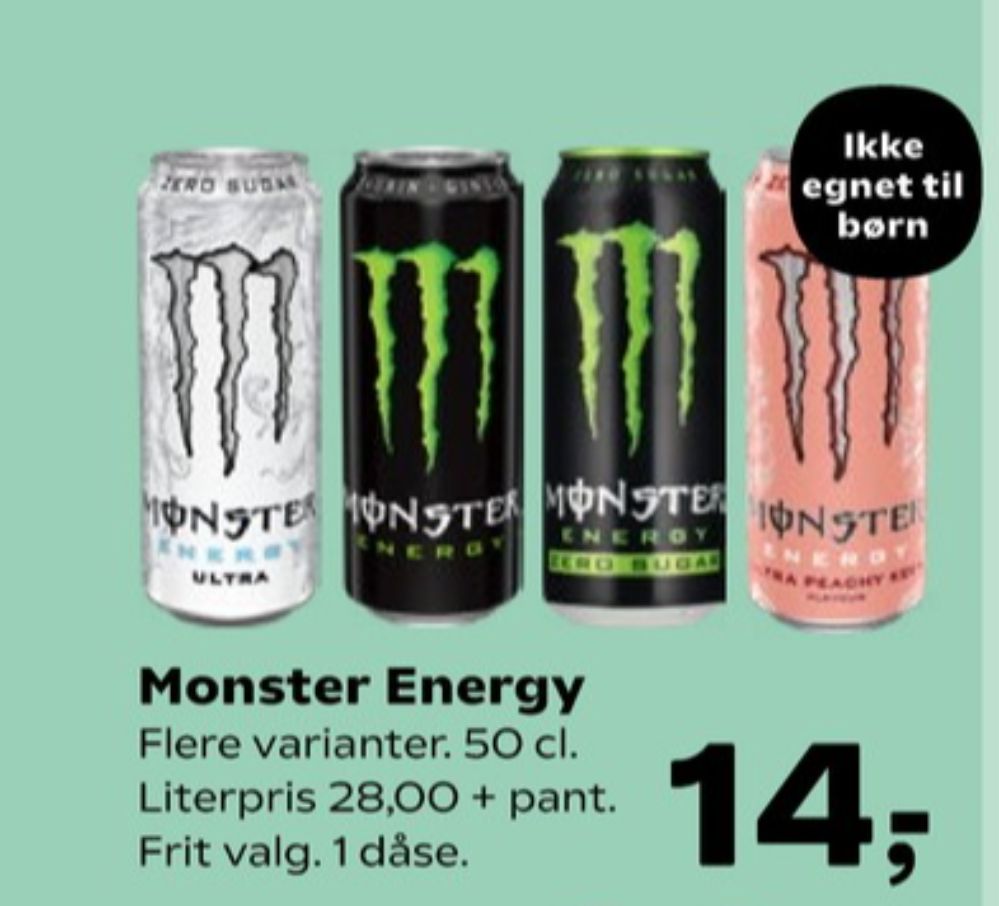 Monster Ultra Peachy Keen, Energidrik