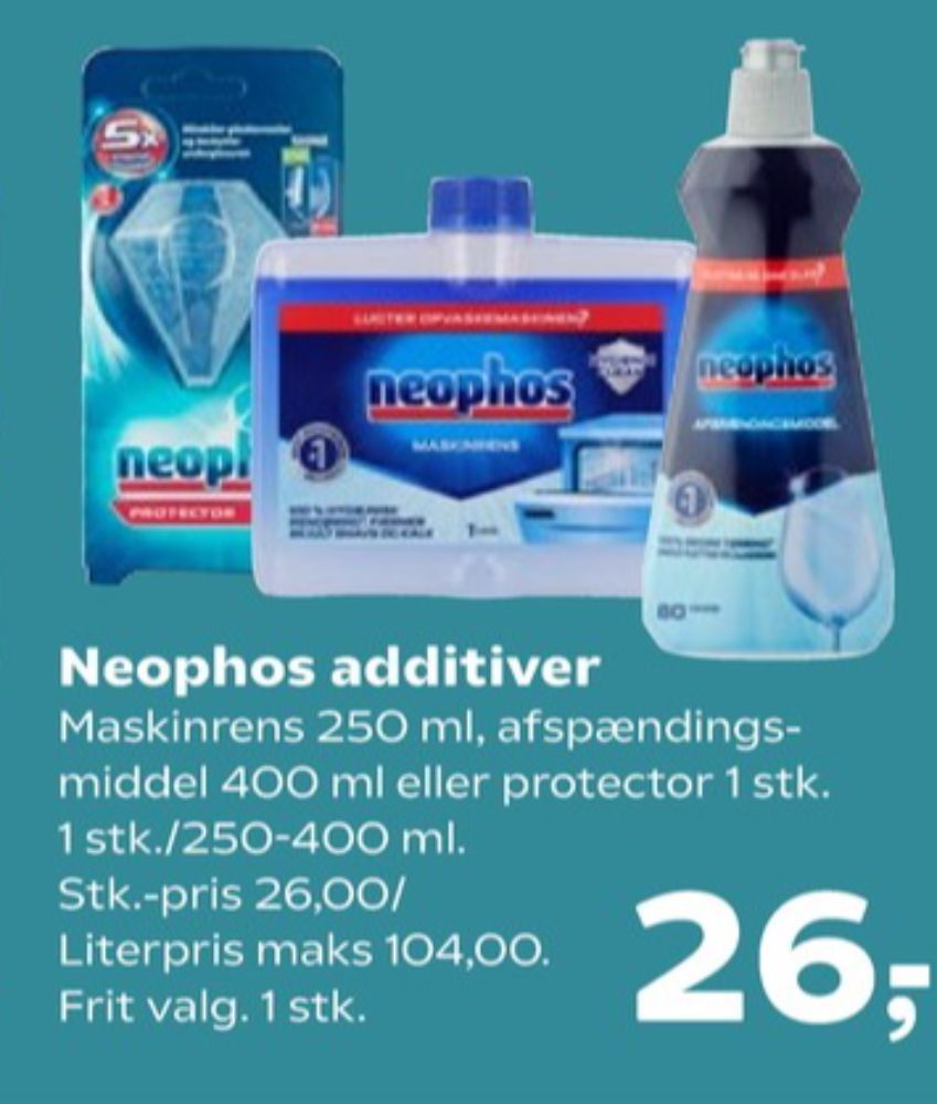 Neophos, Maskinrens