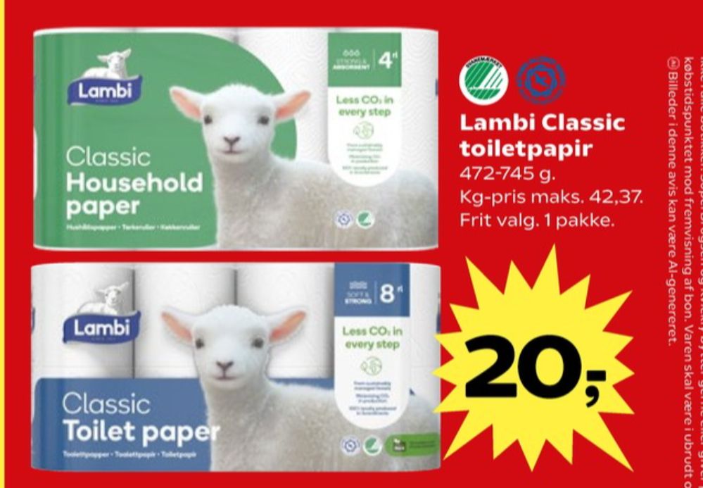 Lambi Classic, Køkkenrulle