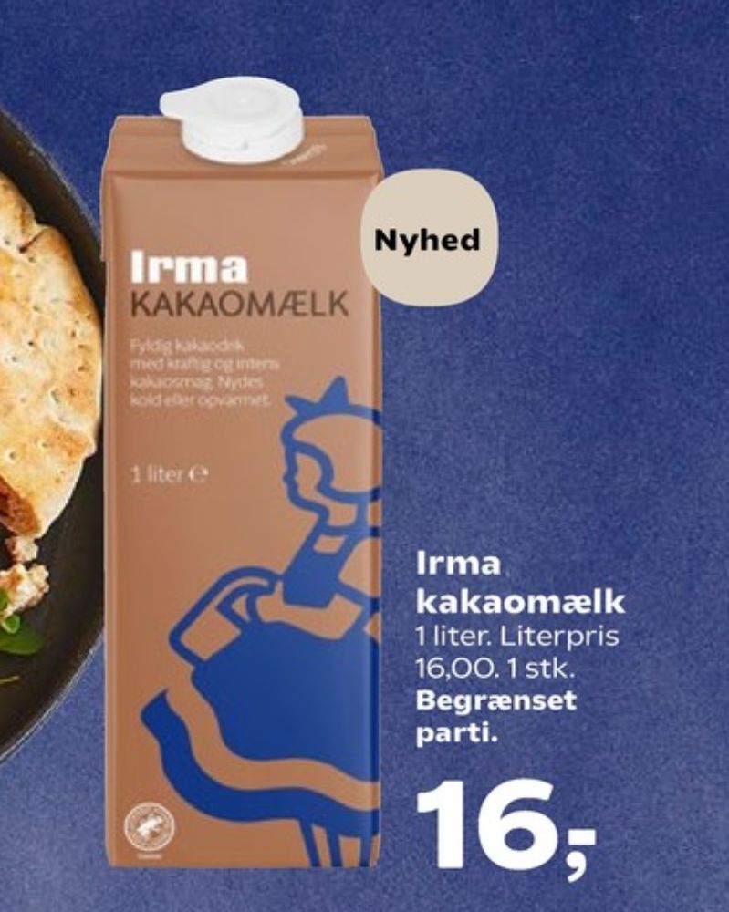 Irmas, Kakaomælk