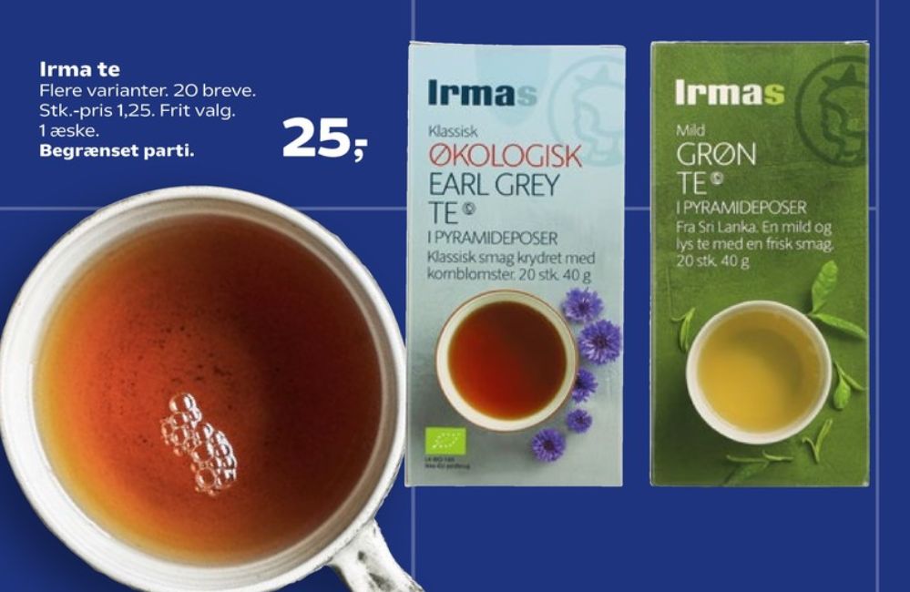 Irmas, Tebreve