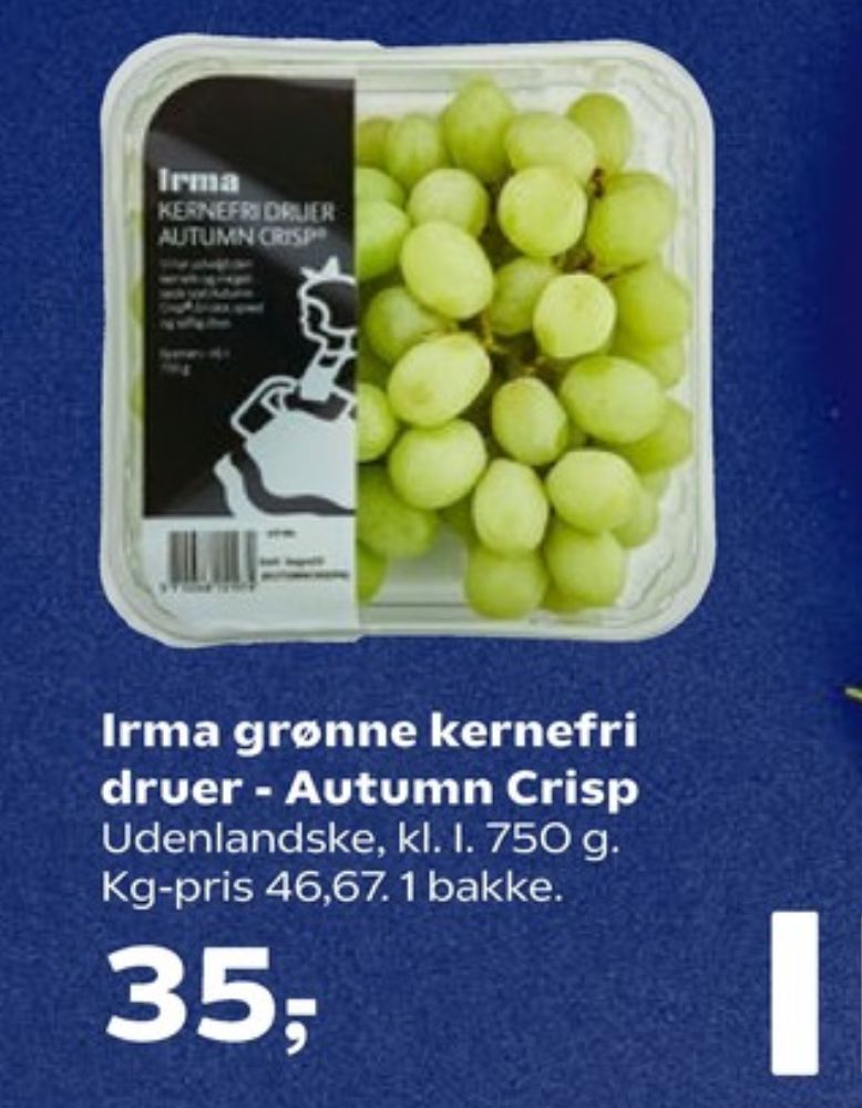 Irmas, Vindruer