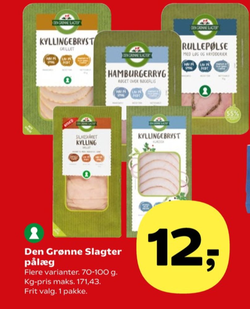 Den Grønne Slagter, Kyllingebryst Grillet
