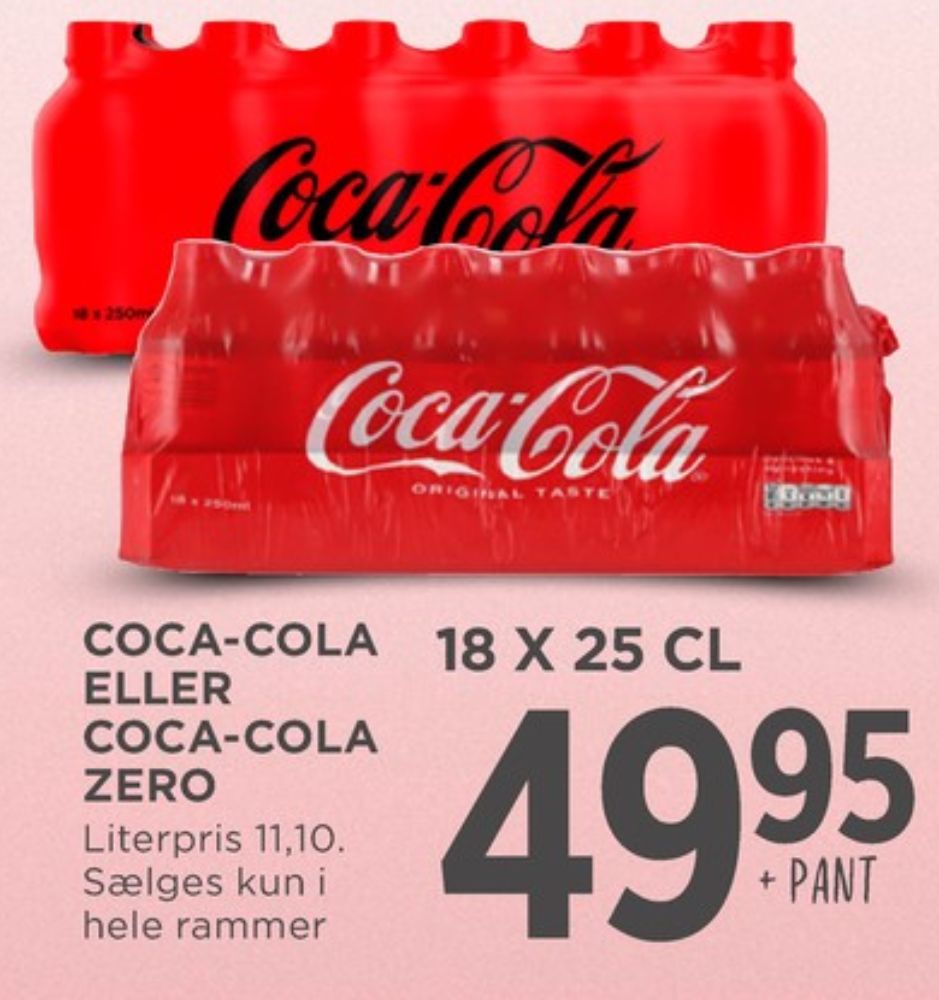 Coca Cola Zero, Cola 18 pk.
