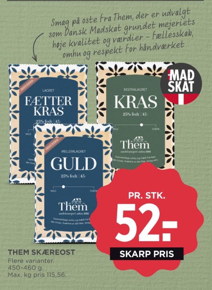 Them Ost, Skæreost Kras 