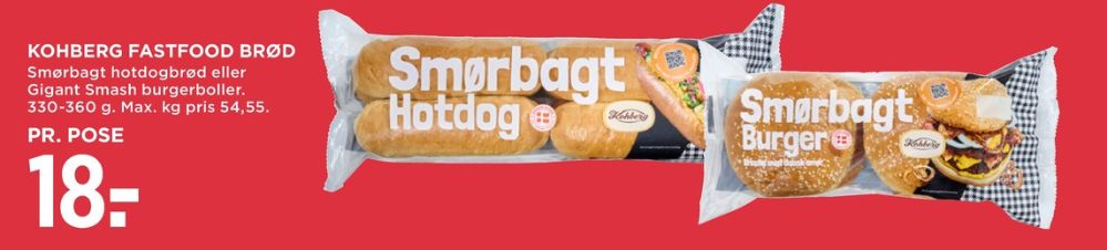 Kohberg, Smørbagt Burgerboller