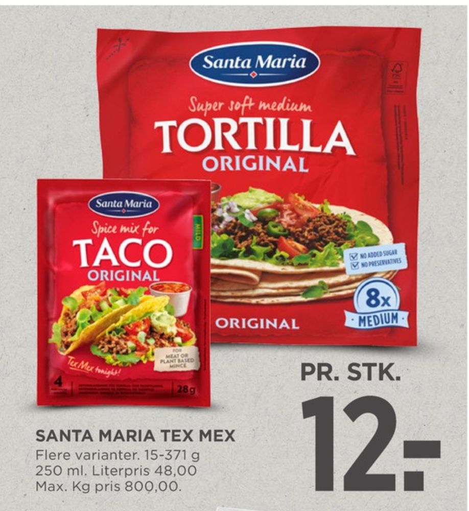 Santa Maria, Tortillawraps Original
