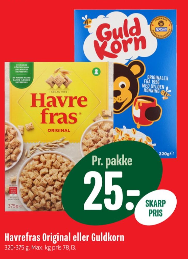 Quaker, Havrefras