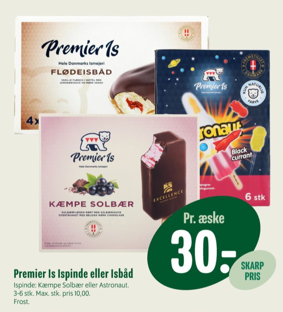 Premier, Astronaut ispinde