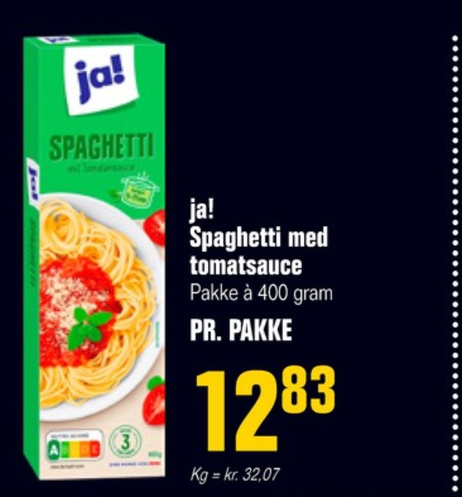 ja!, Spaghetti med tomatsauce