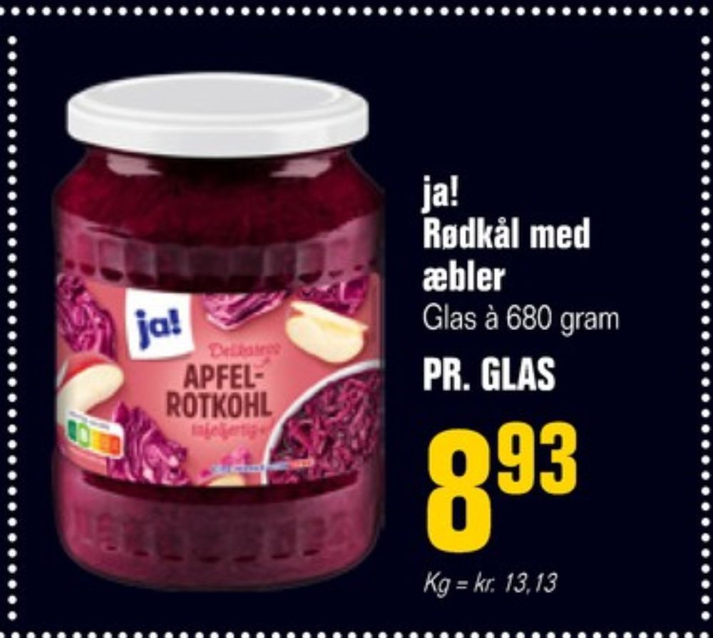 ja!, Rødkål-syltet