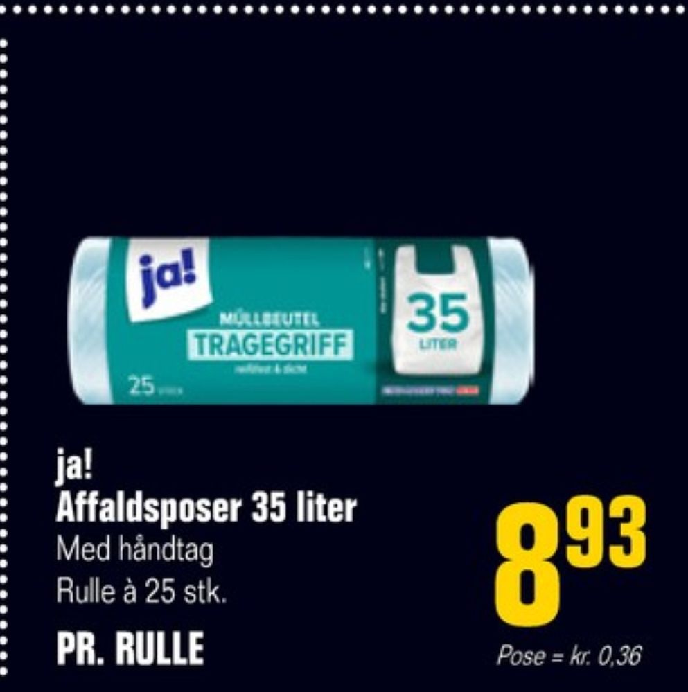 ja!, Affaldsposer
